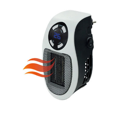 Radiateur Chauffage electrique Mini Air Soufflant Ventilateur Chauffe Puissant 500W Reglable econome pour Salle de Bain Salon Bureau