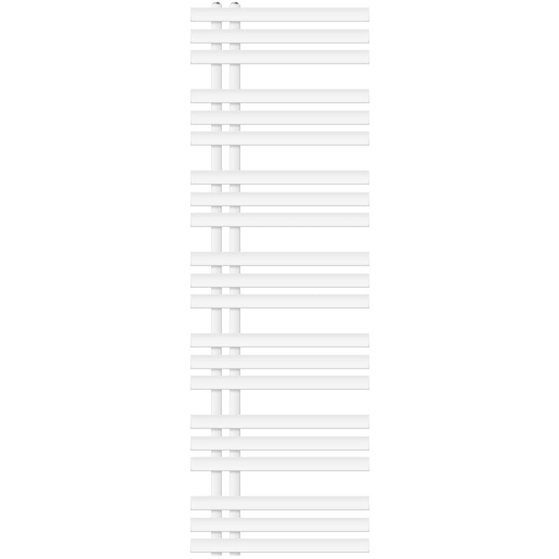 Ecd Germany - Iron em Design Radiateur Sèche-Serviettes - 500 x 1600 mm - Blanc - Chauffage moderne - Radiateur en Échelle - Radiateur Salle de Bain