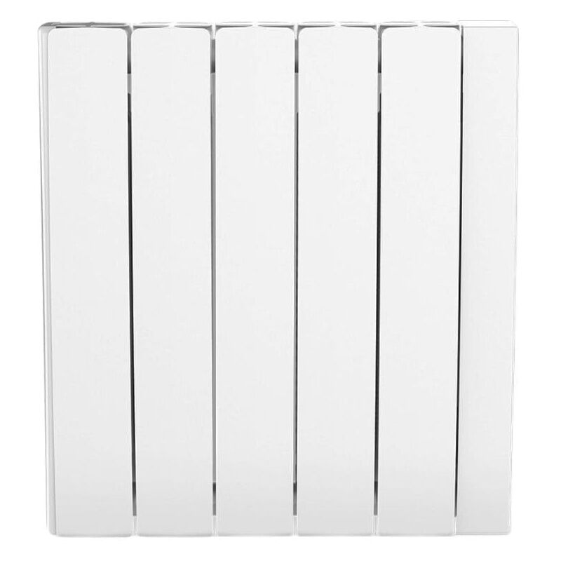 Heatzy - Radiateur électrique 1000W - Connecté Wifi - pierre naturelle - inertie sèche - affichage digital - Blanc - Onyx