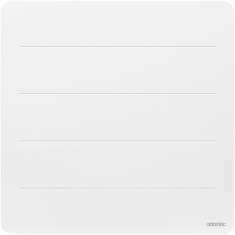 ATLANTIC Radiateur chaleur douce connecté Nirvana néo Horizontal 1000W blanc