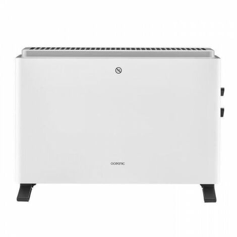 Radiateur convecteur électrique 2000W OCEANIC - 3 puissances - Mobile - Blanc