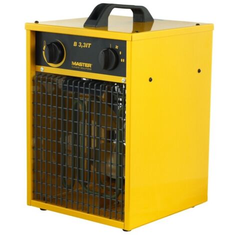 Radiateur de chantier soufflant Master Klimatechnik B-3IT 230 V 1650 W, 3300 W