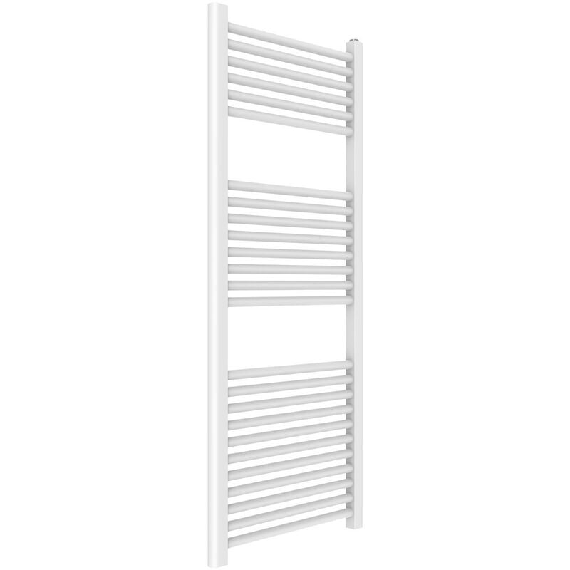 Ercos - Sèche-serviettes hydraulique 120 x 50 cm, coloris blanc Tekno ASTEKF901005001200 L500 H1200 Z450