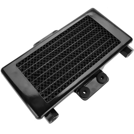 Radiateur de refroidissement de refroidisseur d'huile de moteur de moto, mise à niveau de 125ml pour 125CC-250CC en aluminium noir