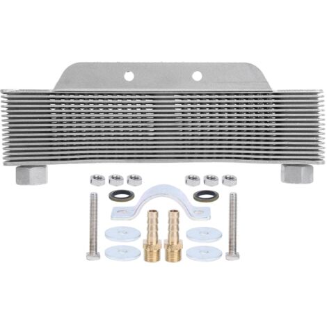 Radiateur de refroidissement de refroidisseur d'huile moteur à 16 rangées, universel pour motos 125-250CC ATV Dirt Bike