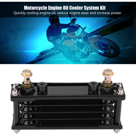 Radiateur de refroidissement d'huile 65ml noir pour moteur CB CG 100CC‑250CC