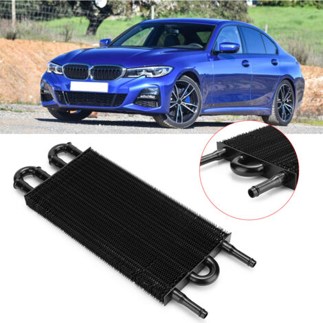 Radiateur de refroidissement d'huile de transmission 4 rangées pour automobile, noir