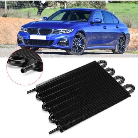 Radiateur de refroidissement d'huile de transmission 8 rangs noir pour pièces auto modifiées