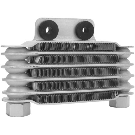 Radiateur de Refroidissement d'Huile Moteur avec Adaptateurs Aluminium pour Moto Dirt Bike ATV 50-250CC