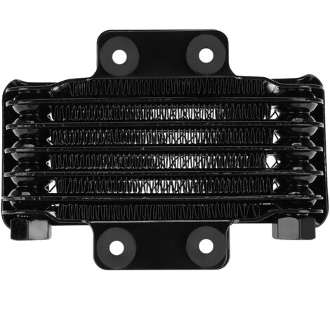 Radiateur de refroidissement d'huile moteur en aluminium 65ml pour moto cross 100CC-250CC, ATV, noir