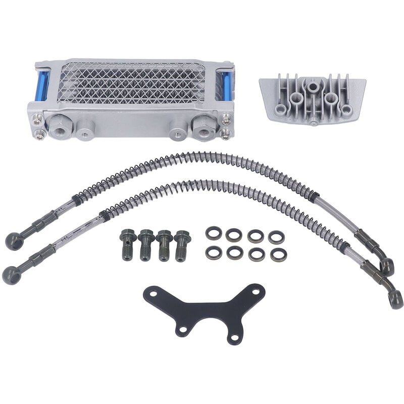 Jeffergarden - Ensemble de radiateur d'huile de moto Kit de système de refroidissement de refroidissement d'huile moteur de remplacement pour Monkey