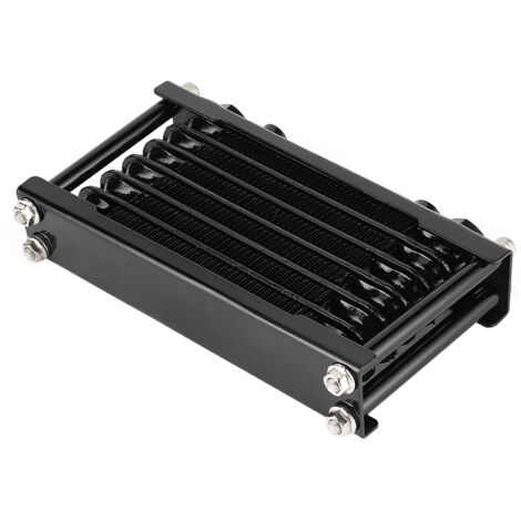 Radiateur de refroidissement d'huile moteur universel noir pour moto cross, ATV et quad 50‑300CC