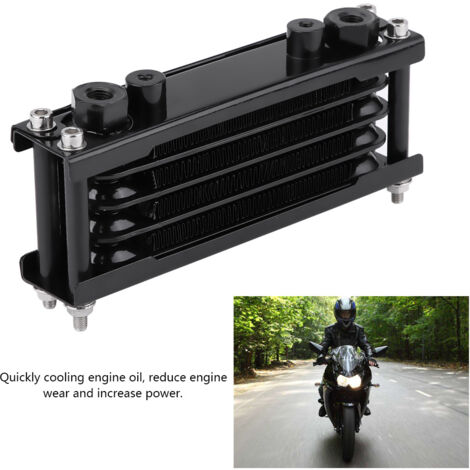 Radiateur de refroidissement d'huile moteur universel pour moto 50CC à 200CC, dirt bike et scooter