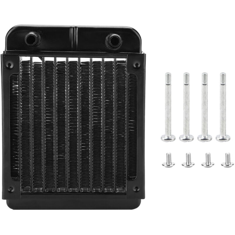Radiateur de Refroidissement par Eau 120 mm Ordinateur cpu Refroidissement par Eau radiateur Refroidisseur radiateur 10 Tubes