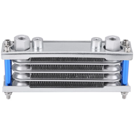 Radiateur de refroidissement universel de refroidisseur d'huile de moteur de moto pour le vélo de saleté de moto 50CC-200CC