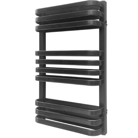 Radiateur de salle de bain LUXRAD Piatto Due 72,6 x 43 cm ZBD noir 652 W