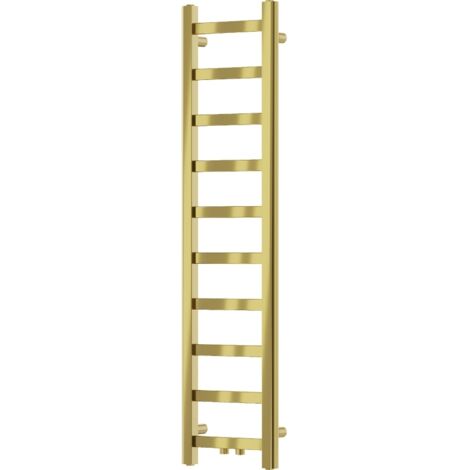 Radiateur de salle de bain Mexen Bolt 1200 x 300 mm, 189 W, doré - W126-1200-300-00-50