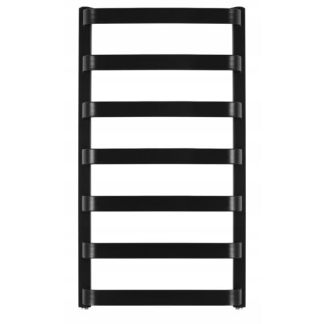 RADIATEUR DE SALLE DE BAIN NOIR 540 X 670 5 AILETTES