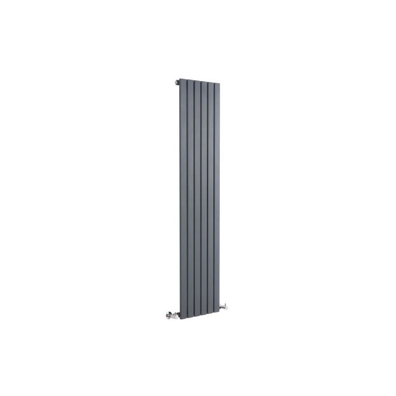 Hudson Reed - Sloane – Radiateur Design Vertical – Anthracite – 160 x 35.4cm