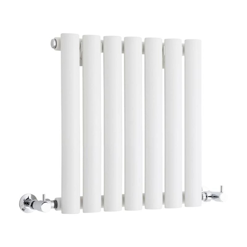 Hudson Reed Vitality – Radiateur Design Horizontal Compact – Blanc – 40 x 41.5cm