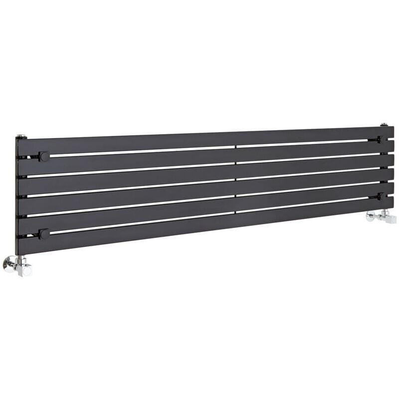 Milano - Hudson Reed Sloane – Radiateur Design Horizontal – Noir – 35.4 x 160cm