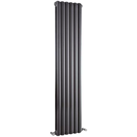 Radiateur Design Vertical Anthracite Saffré 150cm x 38,3cm x 8cm 1258 Watts