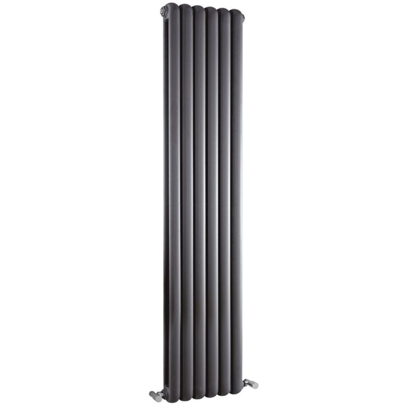 Hudson Reed - Radiateur Design Vertical Anthracite Saffré 150cm x 38.3cm x 8cm 1258 Watts