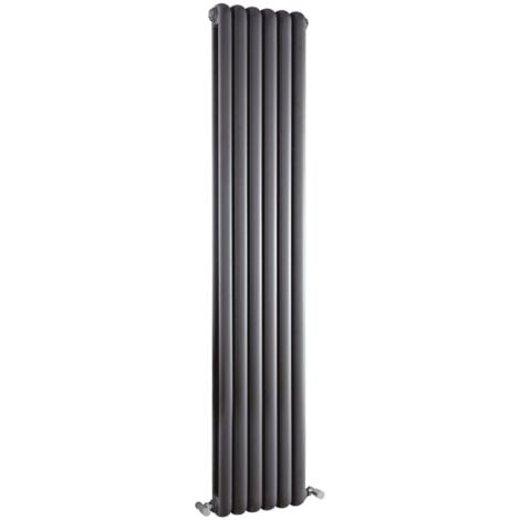 Radiateur Design Vertical Anthracite Saffré 180cm x 38,3cm x 8cm 1964 Watts