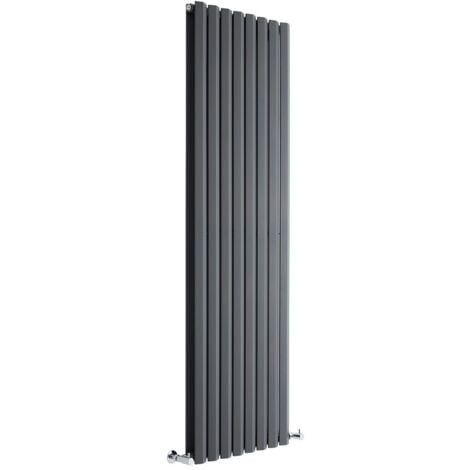 Radiateur Design Vertical Anthracite Salisbury 178cm x 56cm x 8,6cm 2158 Watts