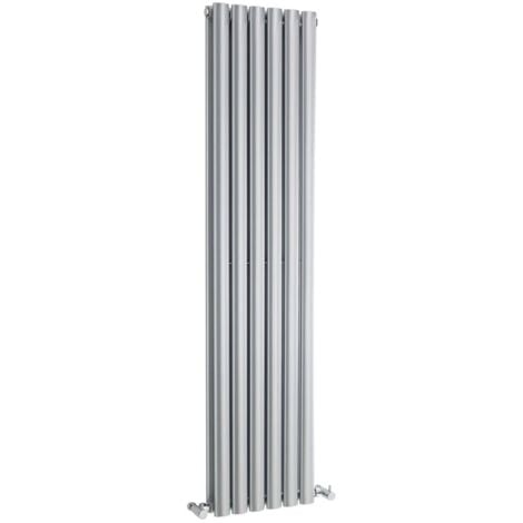 Radiateur Design Vertical Argent Vitality 150cm x 35,4cm x 10,5cm 1148 Watts