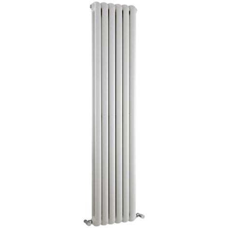 Radiateur Design Vertical Blanc Saffré 150cm x 38,3cm x 8cm 1258 Watts