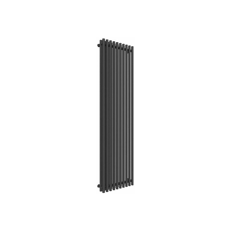 Matisère - Radiateur eau chaude noir de 1800mm de haut et 490mm de large - 1550 Watt - TUN1800/490VWDSXN