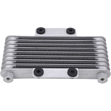 Radiateur d'huile pour moto 8 lignes argent 125ml haute performance pour GY6 125‑250CC