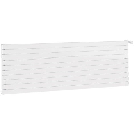 Radiateur eau-chaude 1774W L2200mm H753mm 10 tubes simple panneau H10 acier blanc sans ailettes PAGO RADSON PA102210
