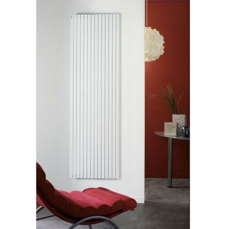 Cache radiateur ajustable à motif grillagé en mdf blanc de 140cm à 192cm de  large x 82cm de haut x 20,5cm de profondeur - couverture de radiateur,  24300 - Conforama