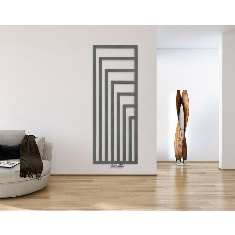 Azura Home Design - Radiateur eau chaude lira 760 w - Anthracite