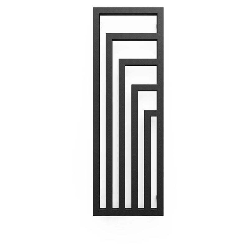 Matisère - Radiateur eau chaude noir mat de 1780mm de haut et 680mm de large - 1116 Watt - ANG1780/680VSXN