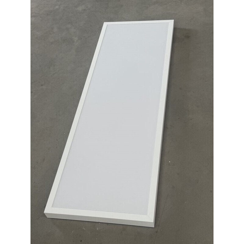 Verelec - Radiateur electrique 600W surface verre sérigraphié blanc (sans régulation) 1216x412x45mm encadrement blanc 230V classe ii neige