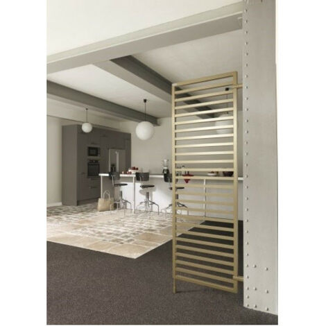 Radiateur électrique à fluide ThermoActif Acova KADRANE INOX ELECTRIQUE sans regulation (Couleur: Blanc - Puissance: 300 W - Dimensions: 140,3 x 40 x 3 cm - Version: Sans régulation)