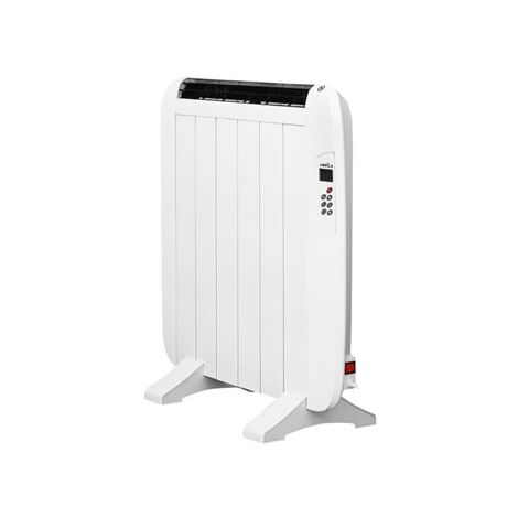 Radiateur électrique abrila moderne blanc 900 watts 58 5 cm