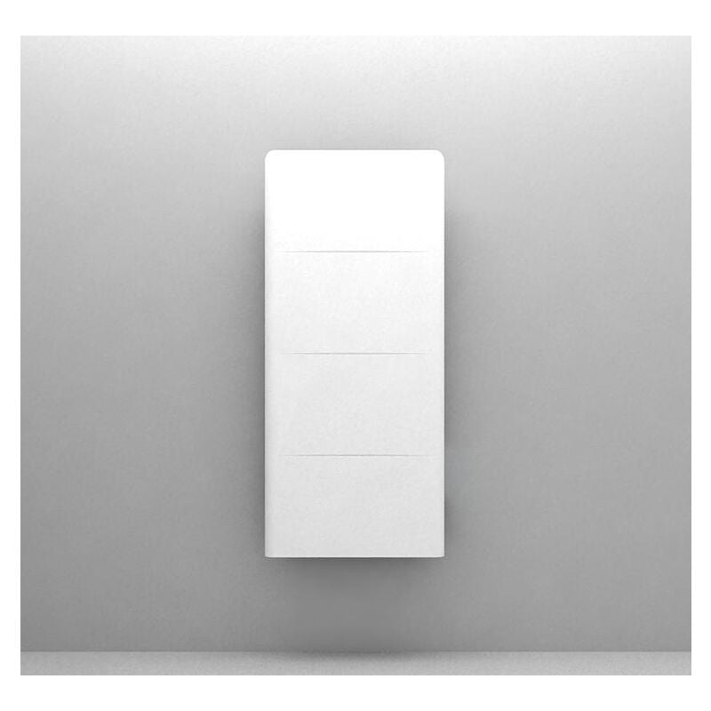 NYX - Radiateur éléctrique Acier Topaze 1000W Programmable Vertical Blanc