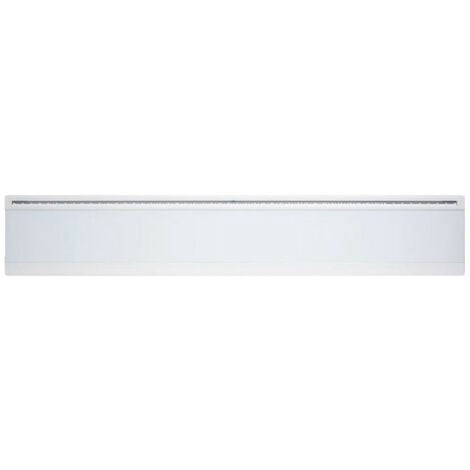 Radiateur électrique ADAX connecté en verre trempé - Blanc - 600 W - 1005x210x91mm - IVER L 06 KWT