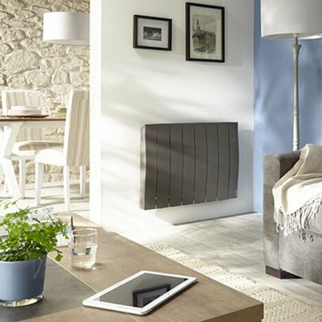 Radiateur électrique Atlantic GALAPAGOS 750W GRIS Pilotage Intelligent Connecté Horizontal - 501845 - GRIS