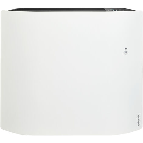 Radiateur électrique chaleur douce Divali connecté vertical 2000 W Blanc Carat - L 430 mm x H 1520 mm
