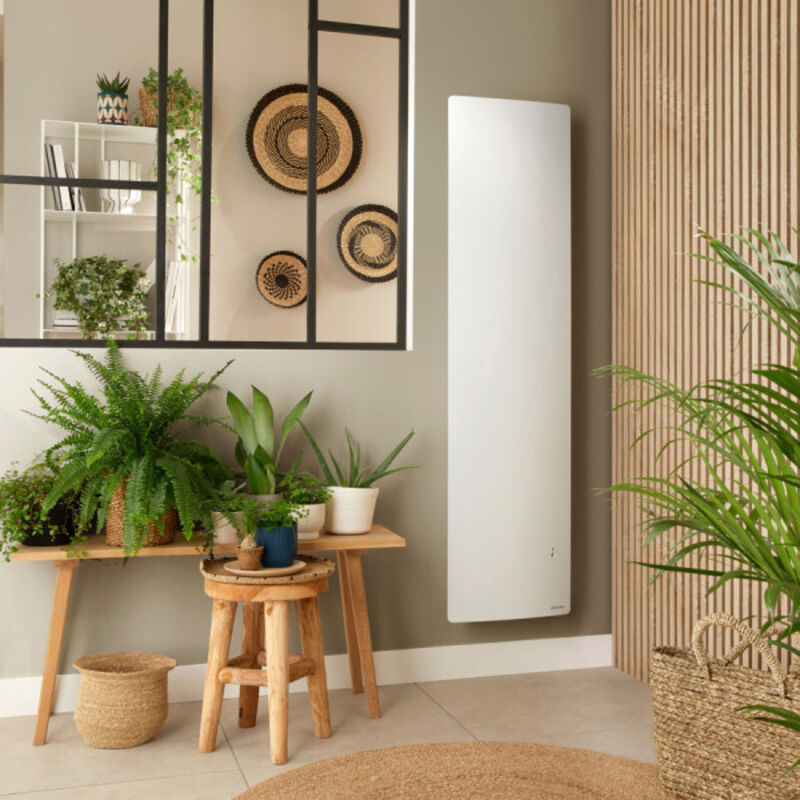 Atlantic - Radiateur chaleur 1800W agilia vertical pilotage intelligent connecté blanc carat 518418