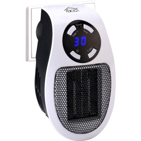 Radiateur électrique DCG Eltronic PTC04 blanc 500 W compact