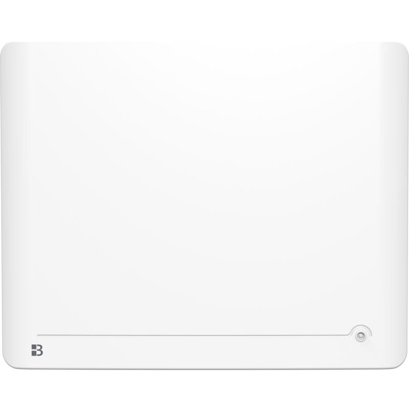 Bestherm - Radiateur électrique fixe à inertie sèche céramique 1500W, détecteur de présence et thermostat interchangeable Diane horizontal blanc