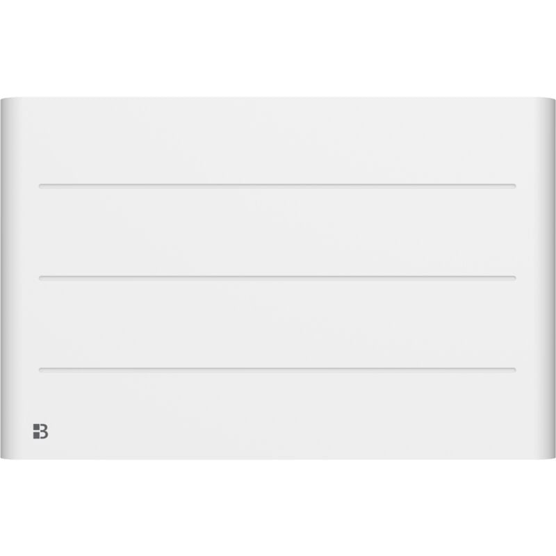 Bestherm - Radiateur électrique fixe à inertie sèche céramique 1500W tanin horizontal blanc