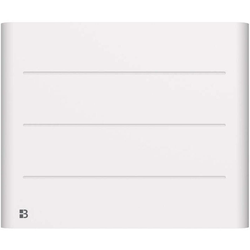 Bestherm - Radiateur électrique fixe à inertie sèche céramique 1000W tanin horizontal blanc