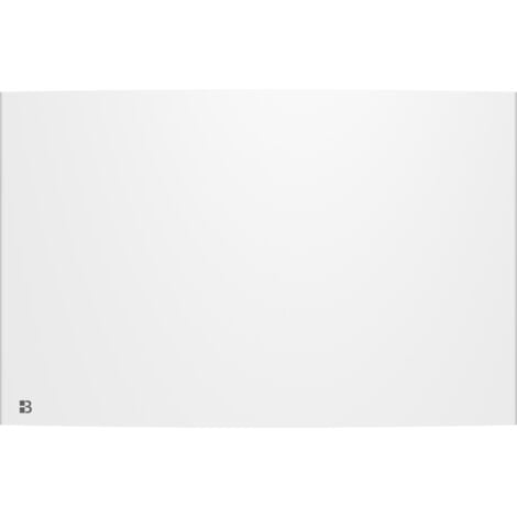 Radiateur électrique fixe à inertie sèche fonte 1000W Bestherm BIA horizontal blanc